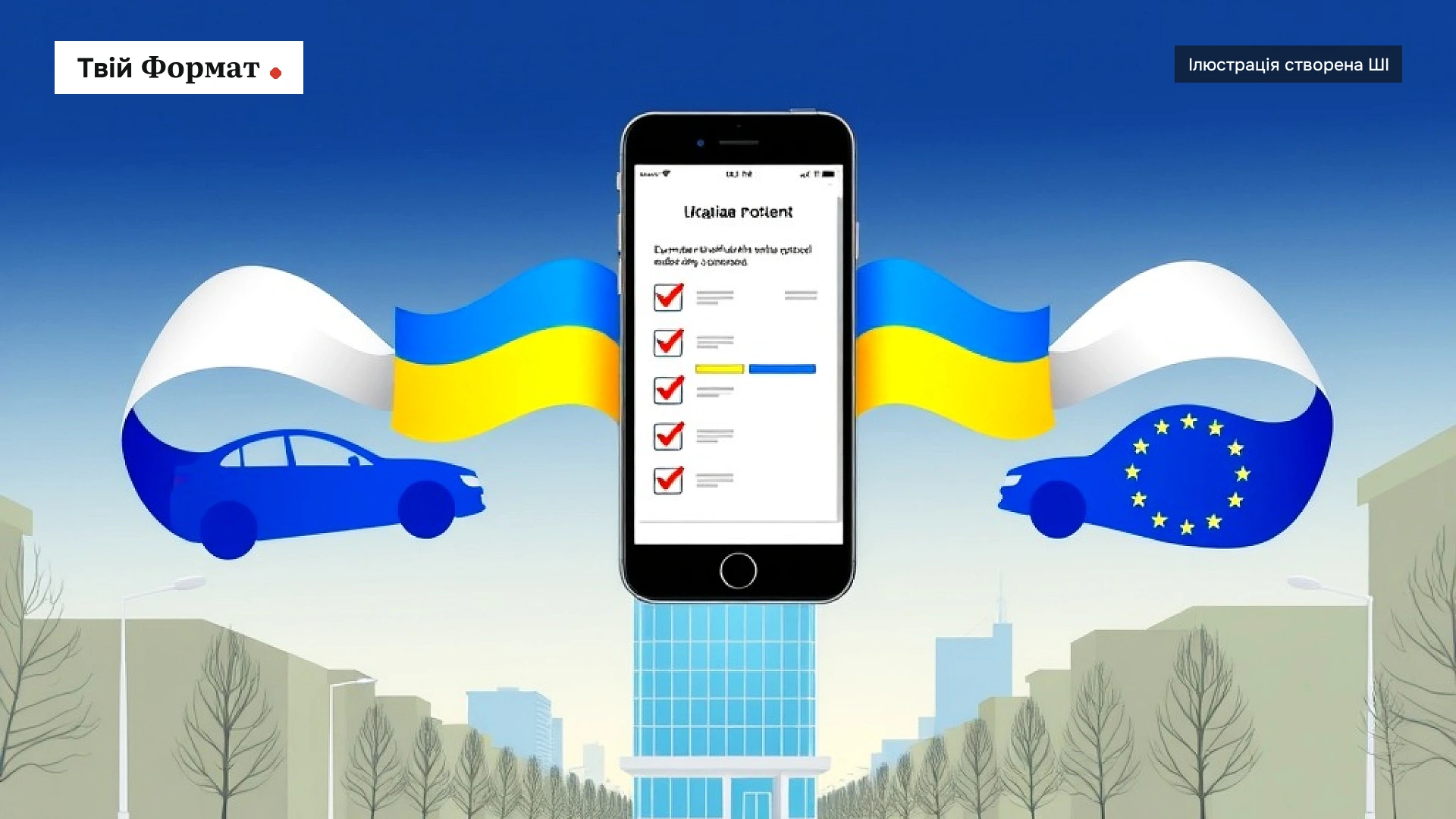 У додатку «Дія» запроваджено онлайн‑оформлення європротоколу